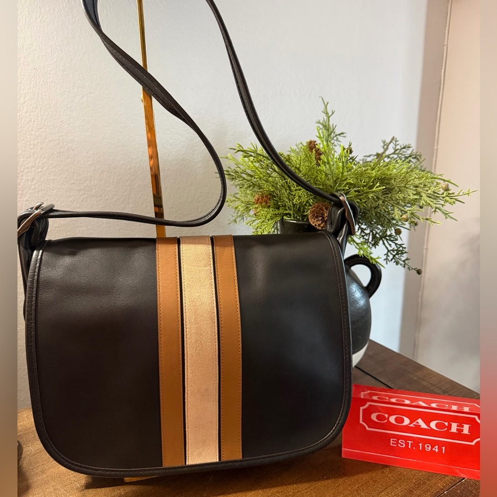 Patricia Legacy 75th Anniversary Stripe Saddle Bag